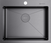 Мойка кухонная Omoikiri AKISAME 59 GM 4973096, вороненая сталь