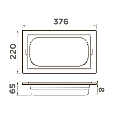 Контейнер Omoikiri DC-03-1 LG, 4999083, светлое золото