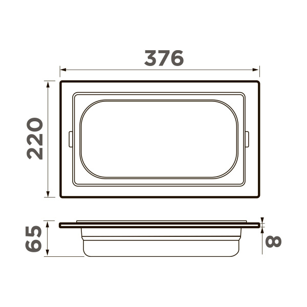 Контейнер Omoikiri DC-03-1 IN, 4999081, нержавеющая сталь