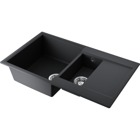 Мойка кухонная Omoikiri Daisen-86-2 BL 4993477, черный