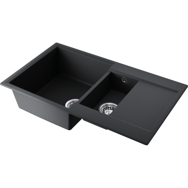 Мойка кухонная Omoikiri Daisen-86-2 BL 4993477, черный