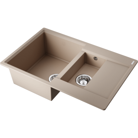 Мойка кухонная Omoikiri DAISEN 78-2T SA 4993536, бежевый