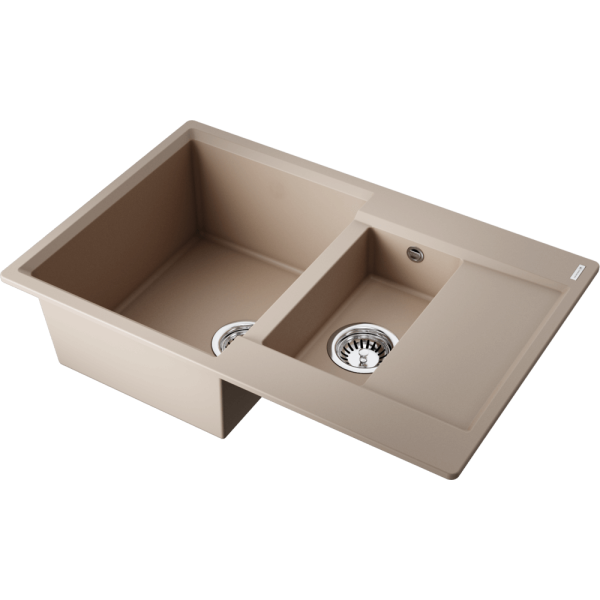 Мойка кухонная Omoikiri DAISEN 78-2T SA 4993536, бежевый