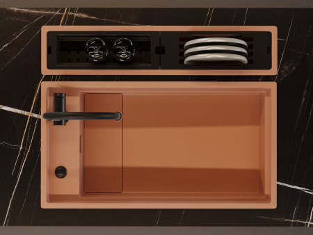 Мойка кухонная Omoikiri KINARU PRO 86-U/I WG 4993202, wind green