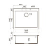 Мойка кухонная Omoikiri BOSEN 61A GB 4993824, графит