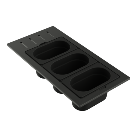 Контейнер Omoikiri DC-02-3 GB, 4999079, графит