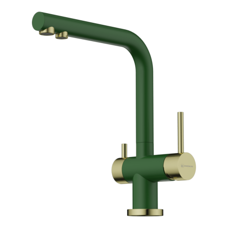 Смеситель для кухни Omoikiri NAGANO RG-LG, 4994432, royal green матовый