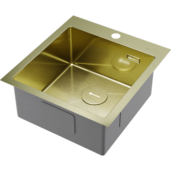 Мойка кухонная Omoikiri AKISAME 46 LG 4973081, светлое золото