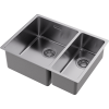 Мойка кухонная Omoikiri Tadzava 58-2-U/I-IN ULTRA 15 IN-L 4997118, нержавеющая сталь