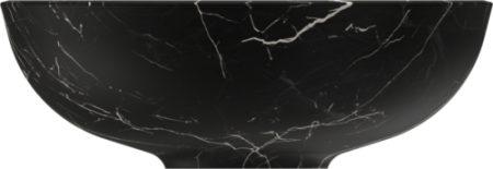 Раковина накладная для ванной Omoikiri Hitomi bl-marble 4972077, черный
