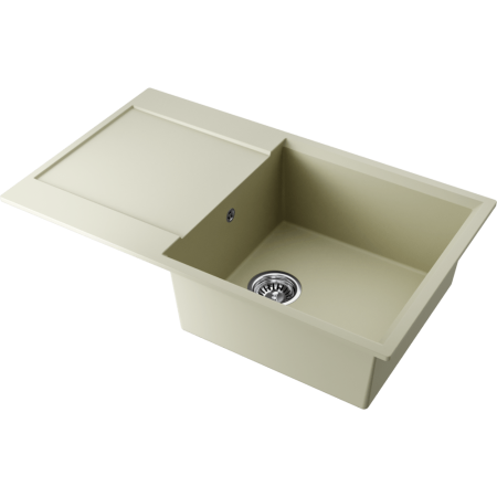 Мойка кухонная Omoikiri Daisen-86-BE 4993694, ваниль