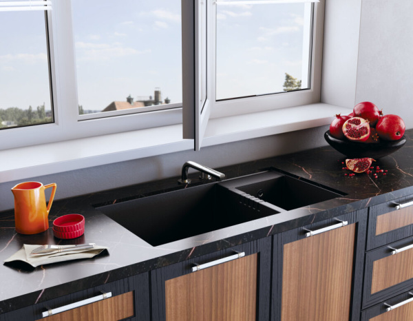 Мойка кухонная Omoikiri TEDORI 85-2-U PL 4993947, платина