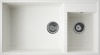 Мойка кухонная Omoikiri TEDORI 85-2-U WH 4993943, белый