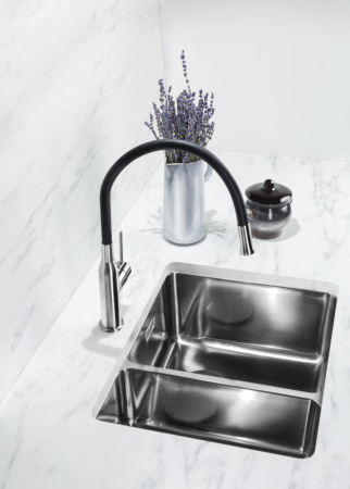 Мойка кухонная Omoikiri Tadzava 58-2-U/I IN-R 4993773, нержавеющая сталь