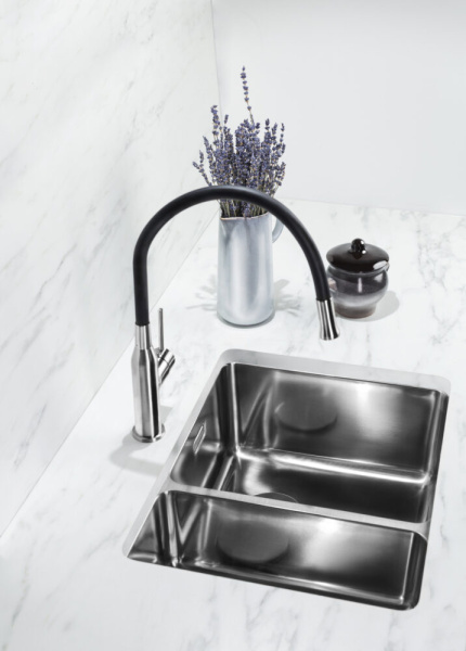 Мойка кухонная Omoikiri Tadzava 58-2-U/I IN-R 4993773, нержавеющая сталь